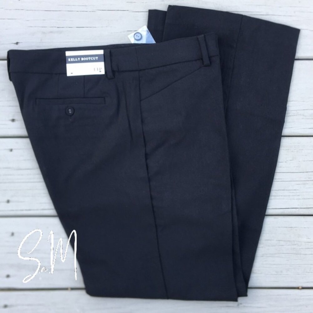 NEW Lord & Taylor Kelly Bootcut Black Pants